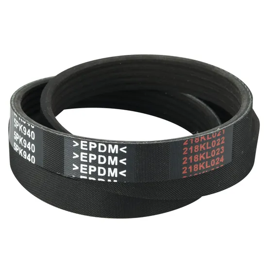 Motor de ventilador industrial automotriz Accionamiento dentado sincrónico PVC Silicona PU Caucho acanalado Pk Timing Clásico Envuelto Wedge V Belt